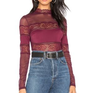 Amore Bodysuit in Cherry
Thistle and Spire